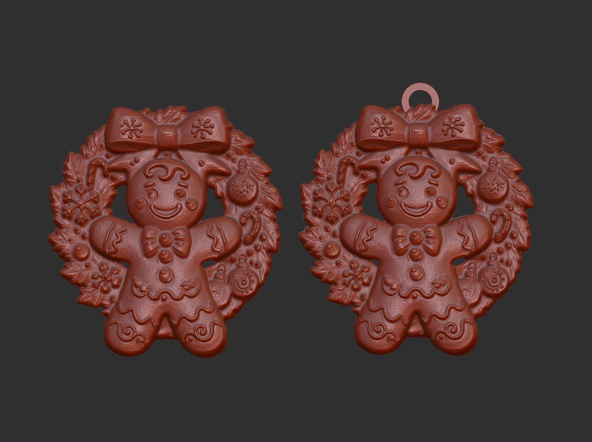 cute christmas cookie tree decor  3D print model_4