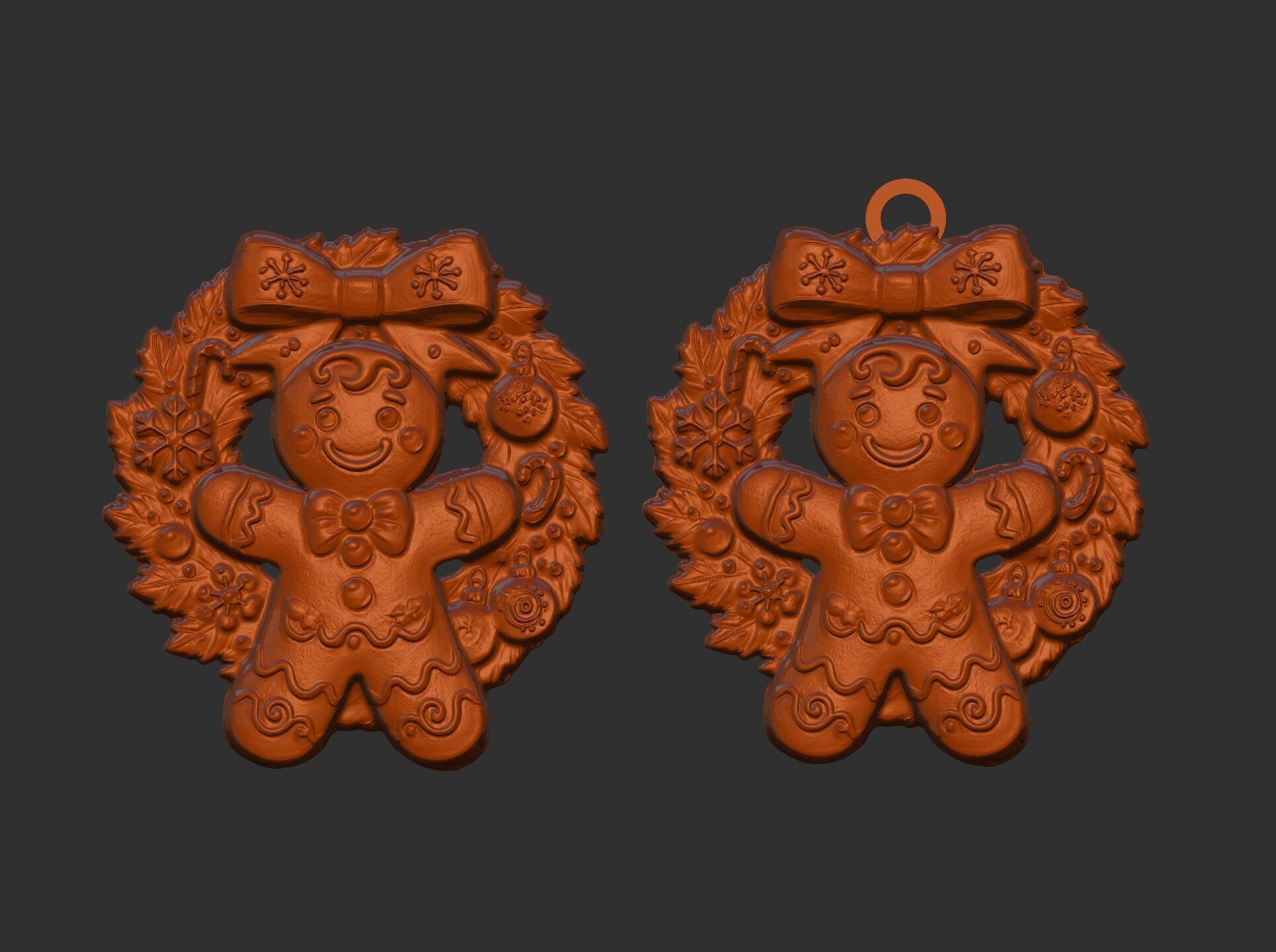 cute christmas cookie tree decor  3D print model_10