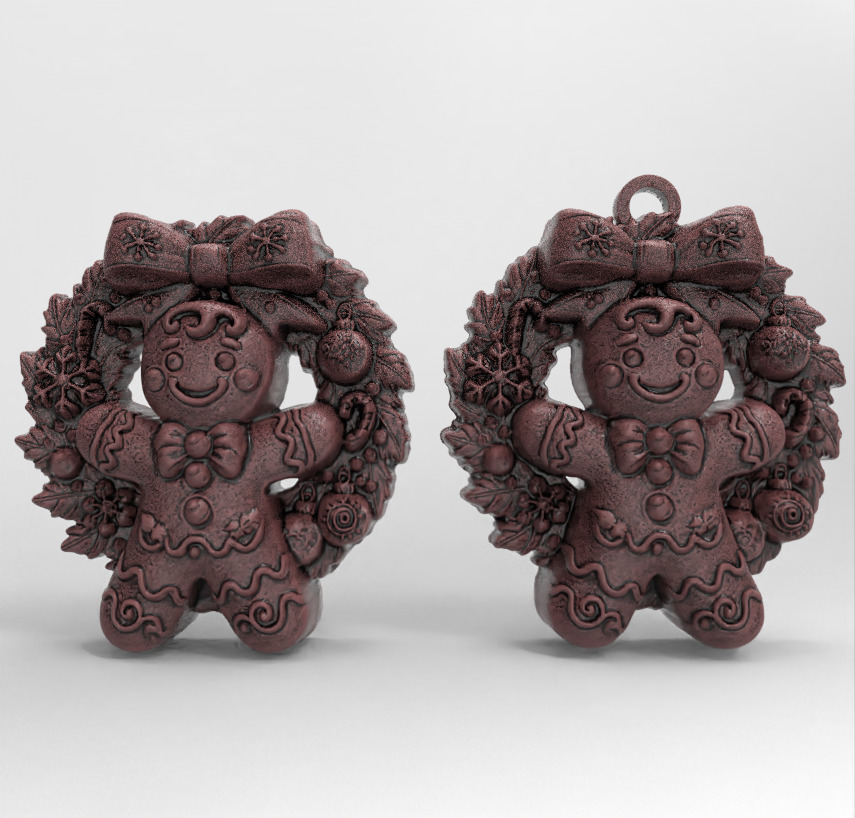 cute christmas cookie tree decor  3D print model_2