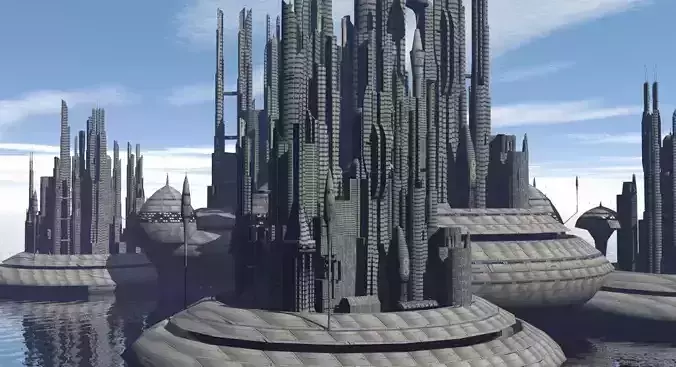city 3D  3D print model