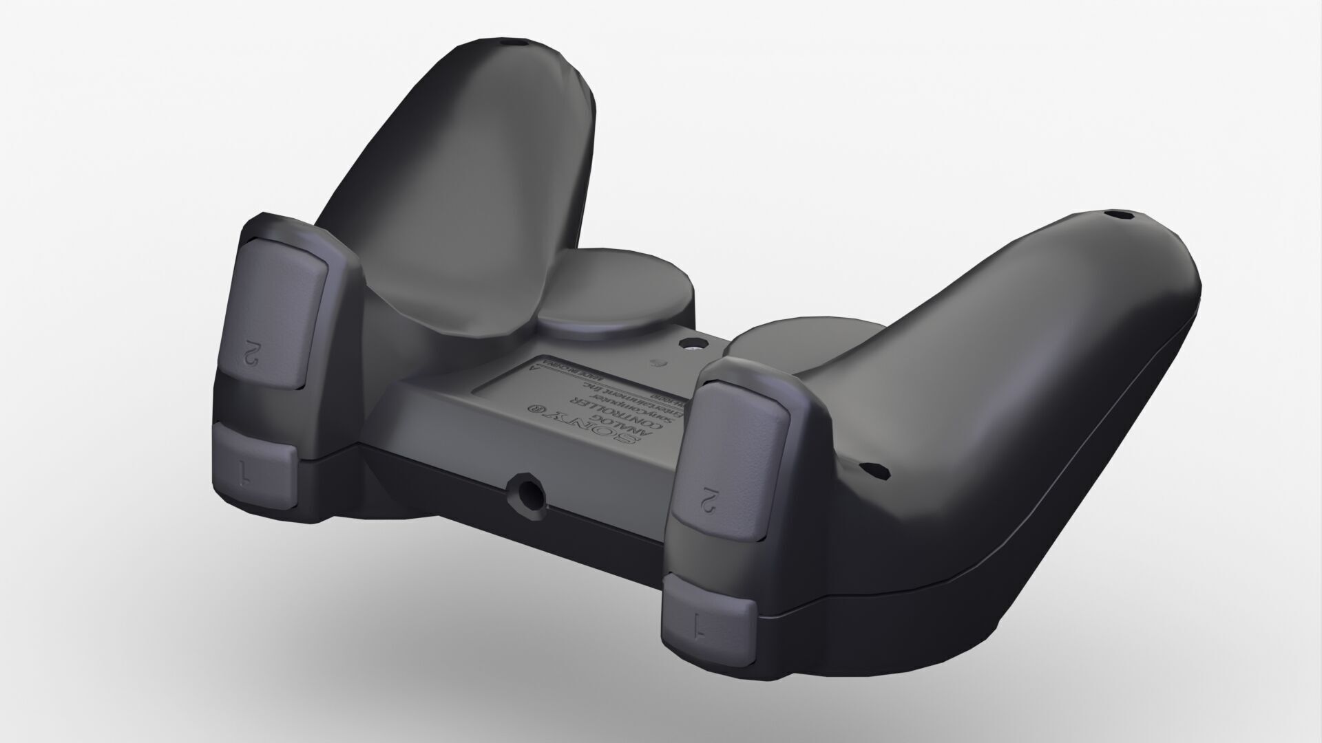 Sony PlayStation 2 FAT Low-poly 3D model_22