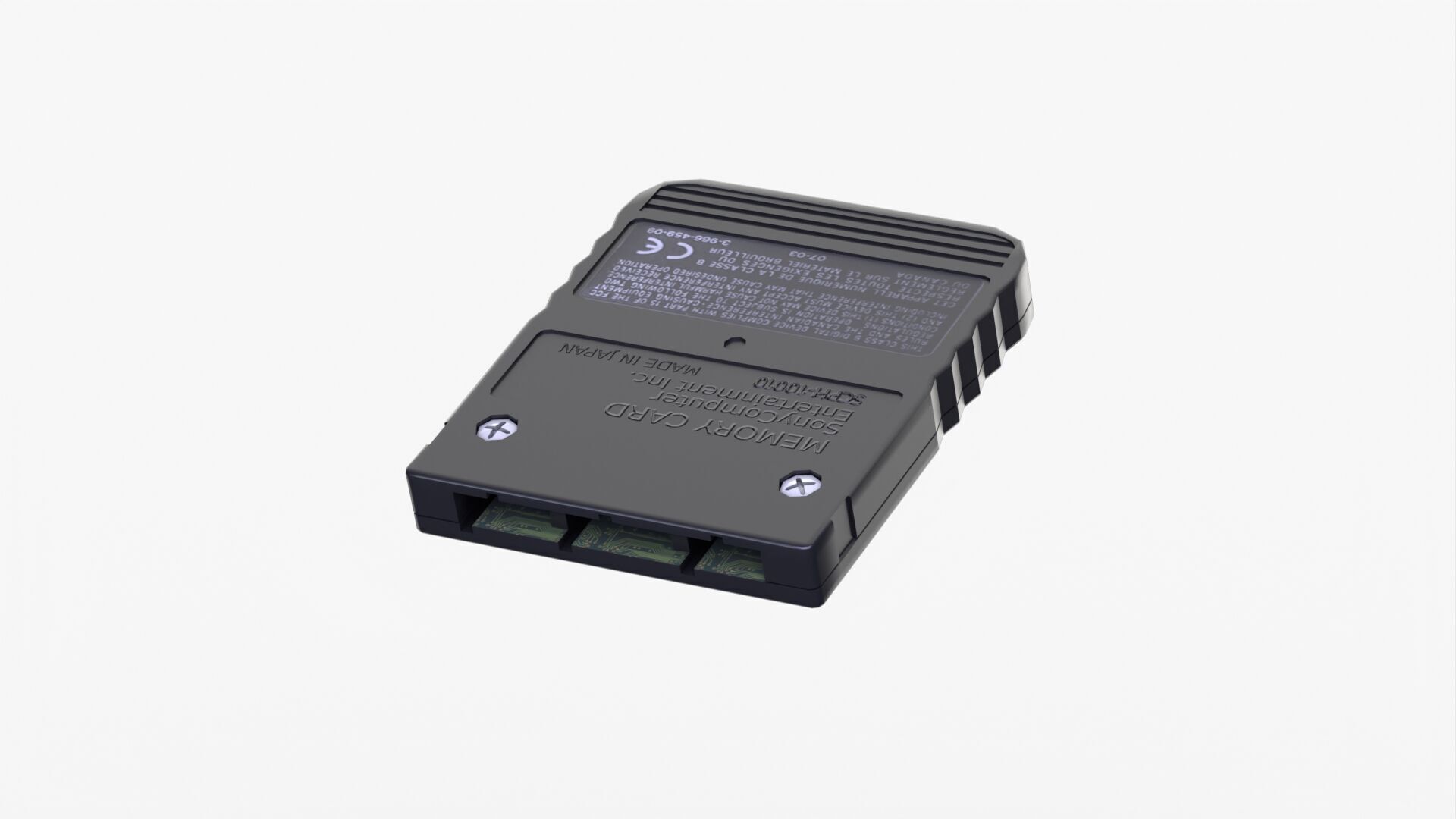 Sony PlayStation 2 FAT Low-poly 3D model_25