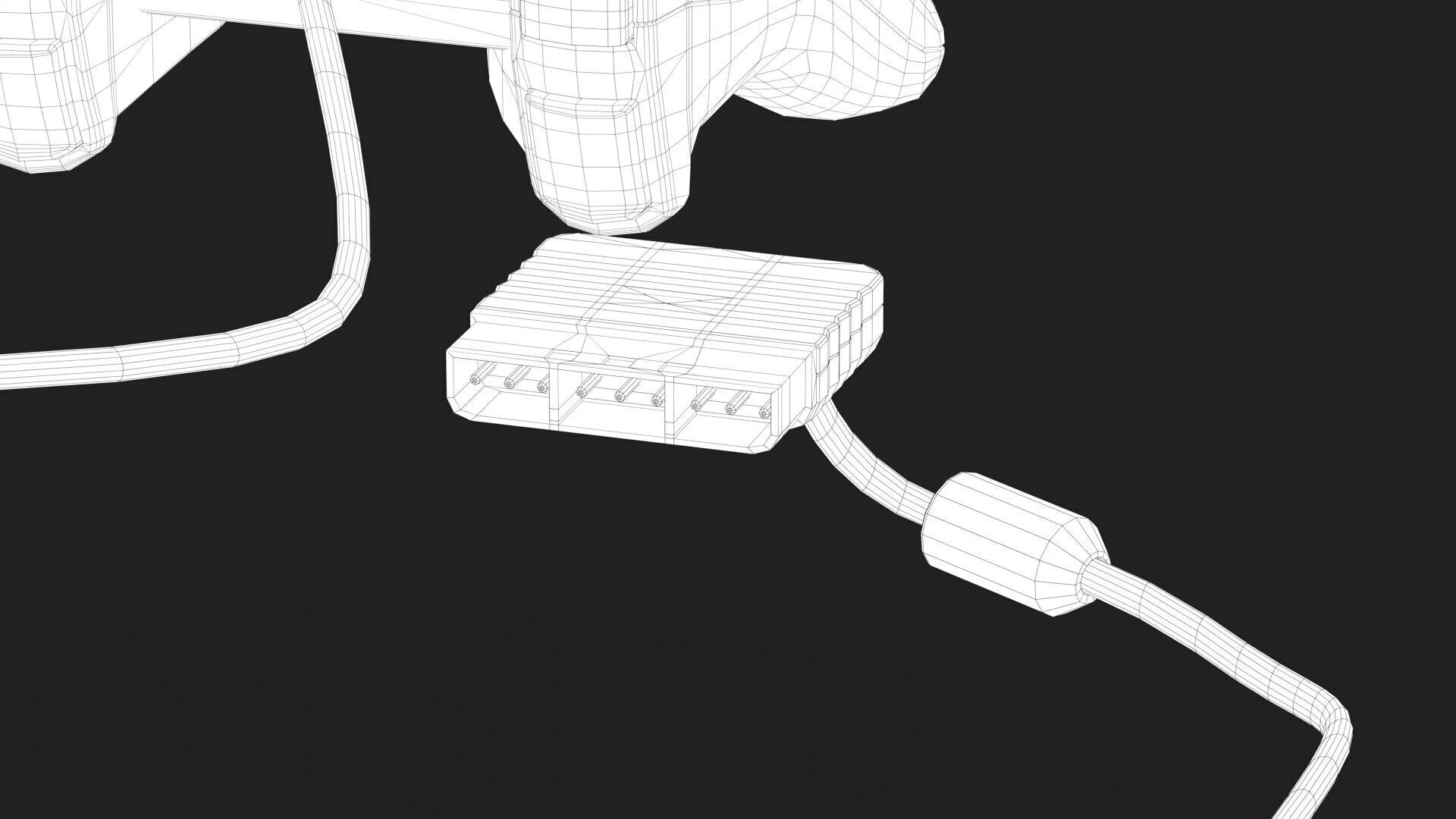 Sony PlayStation 2 FAT Low-poly 3D model_40