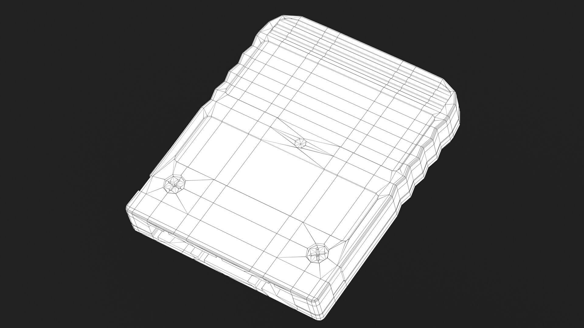 Sony PlayStation 2 FAT Low-poly 3D model_45