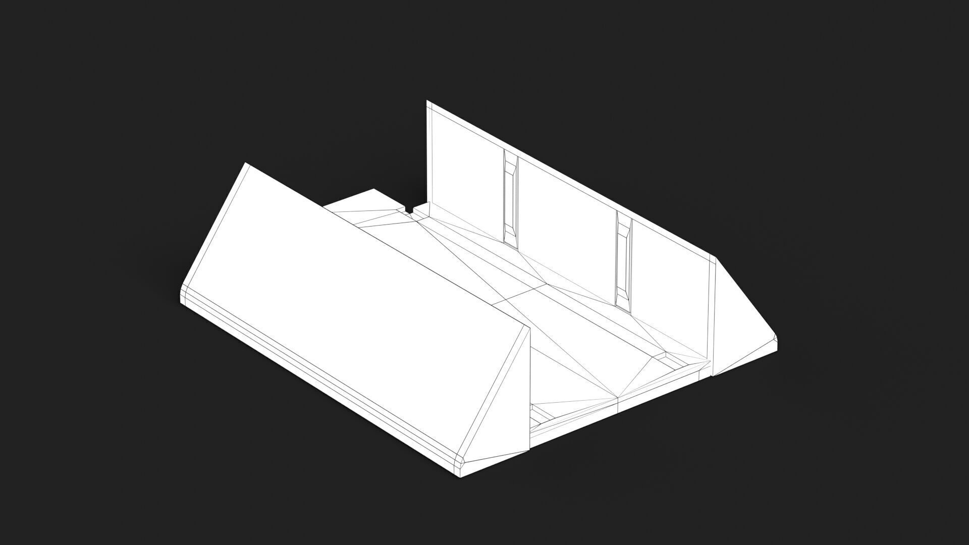 Sony PlayStation 2 FAT Low-poly 3D model_29