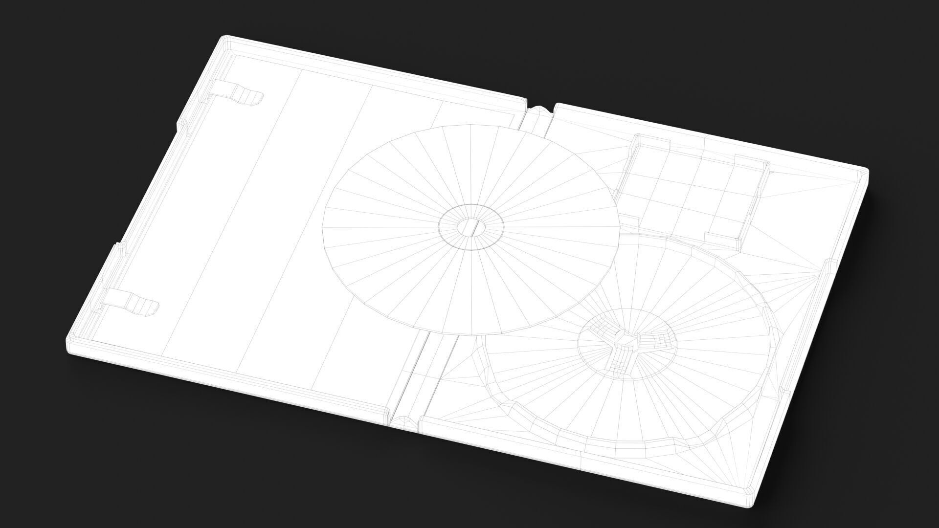 Sony PlayStation 2 FAT Low-poly 3D model_43