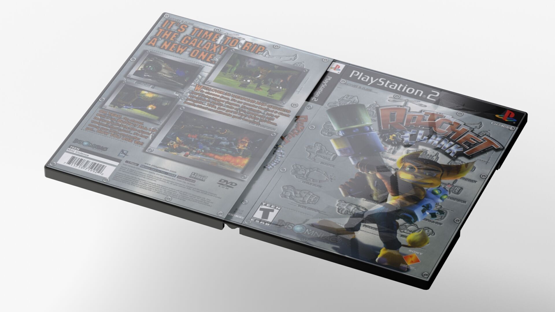 Sony PlayStation 2 FAT Low-poly 3D model_17