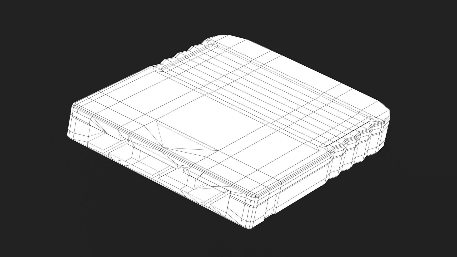 Sony PlayStation 2 FAT Low-poly 3D model_44