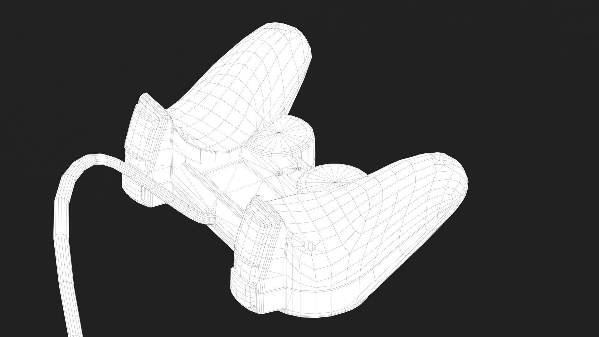 Sony PlayStation 2 FAT Low-poly 3D model_39