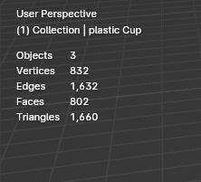 Low Poly Plastic Cup Free low-poly 3D model_4