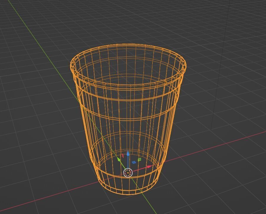 Low Poly Plastic Cup Free low-poly 3D model_3
