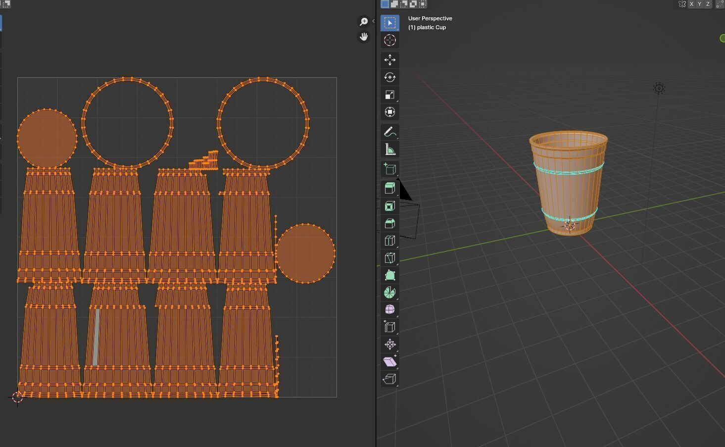 Low Poly Plastic Cup Free low-poly 3D model_2