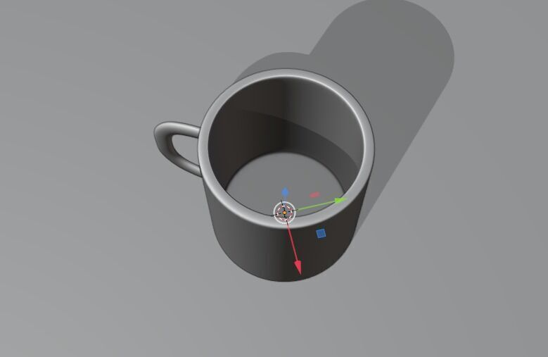 Low Poly Mug Cup Free 3D model_3