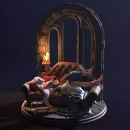 Window Seat Princess Figure