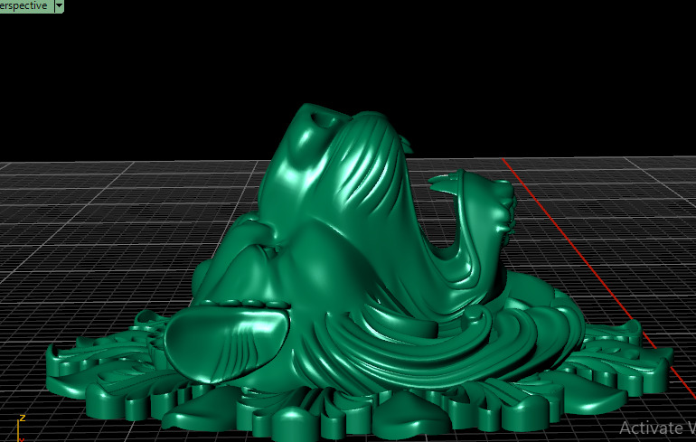 Head of lion 3D print model_8