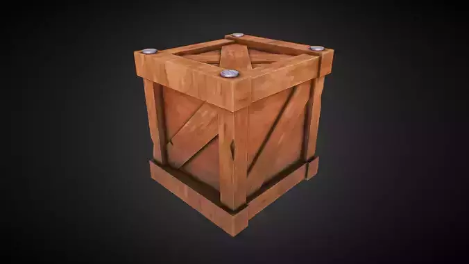 Stylized Wooden Crate