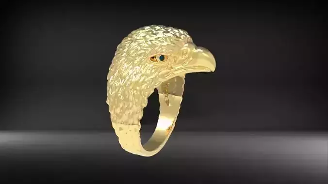 Eagle ring US Ring  3D print model