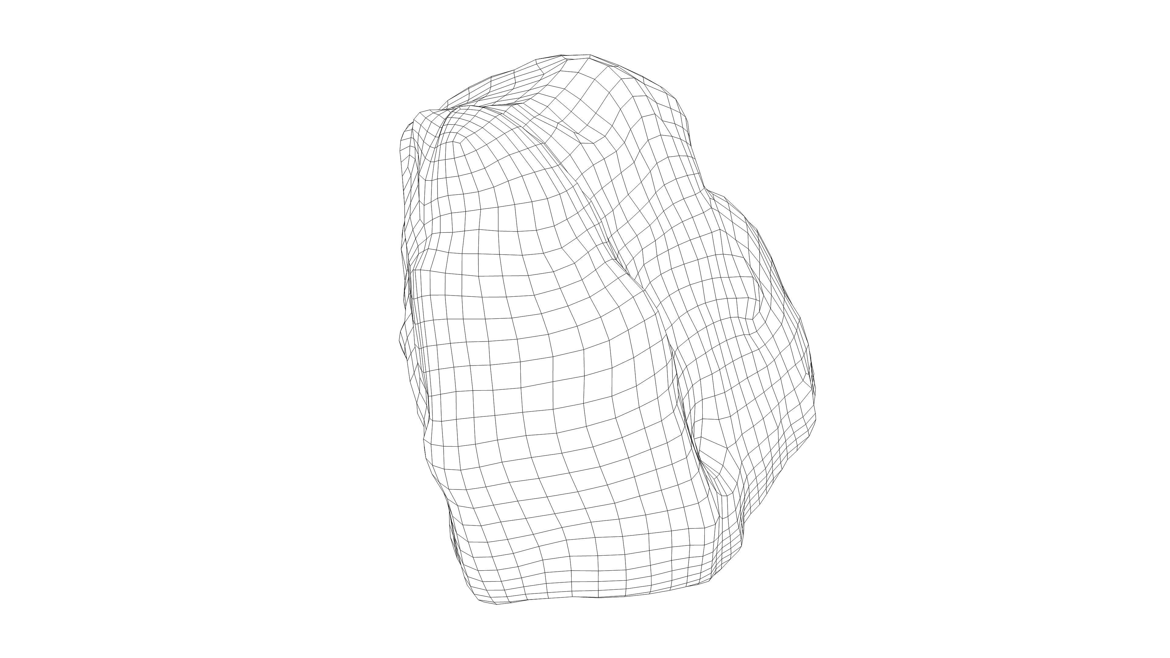 Photorealistic 3D scan of 22 different rock stones 3D Model Collection_39