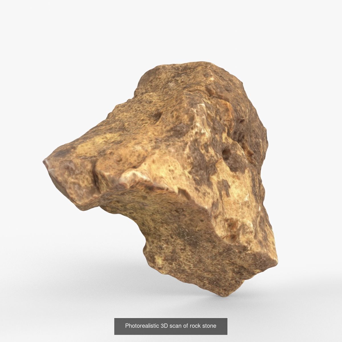 Photorealistic 3D scan of 22 different rock stones 3D Model Collection_4