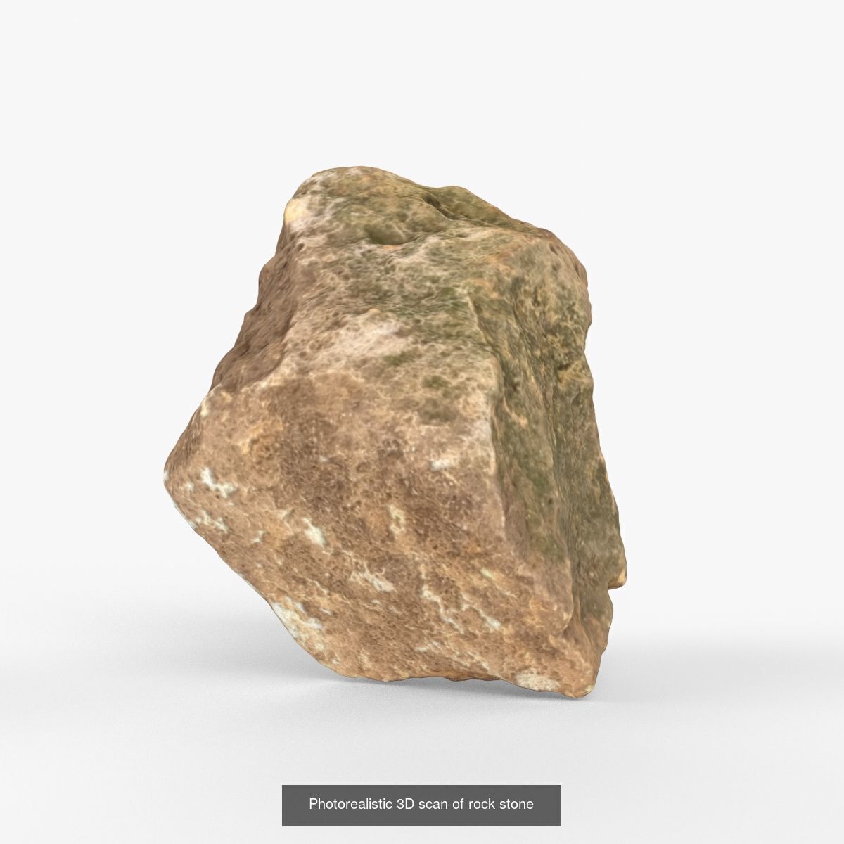 Photorealistic 3D scan of 22 different rock stones 3D Model Collection_12