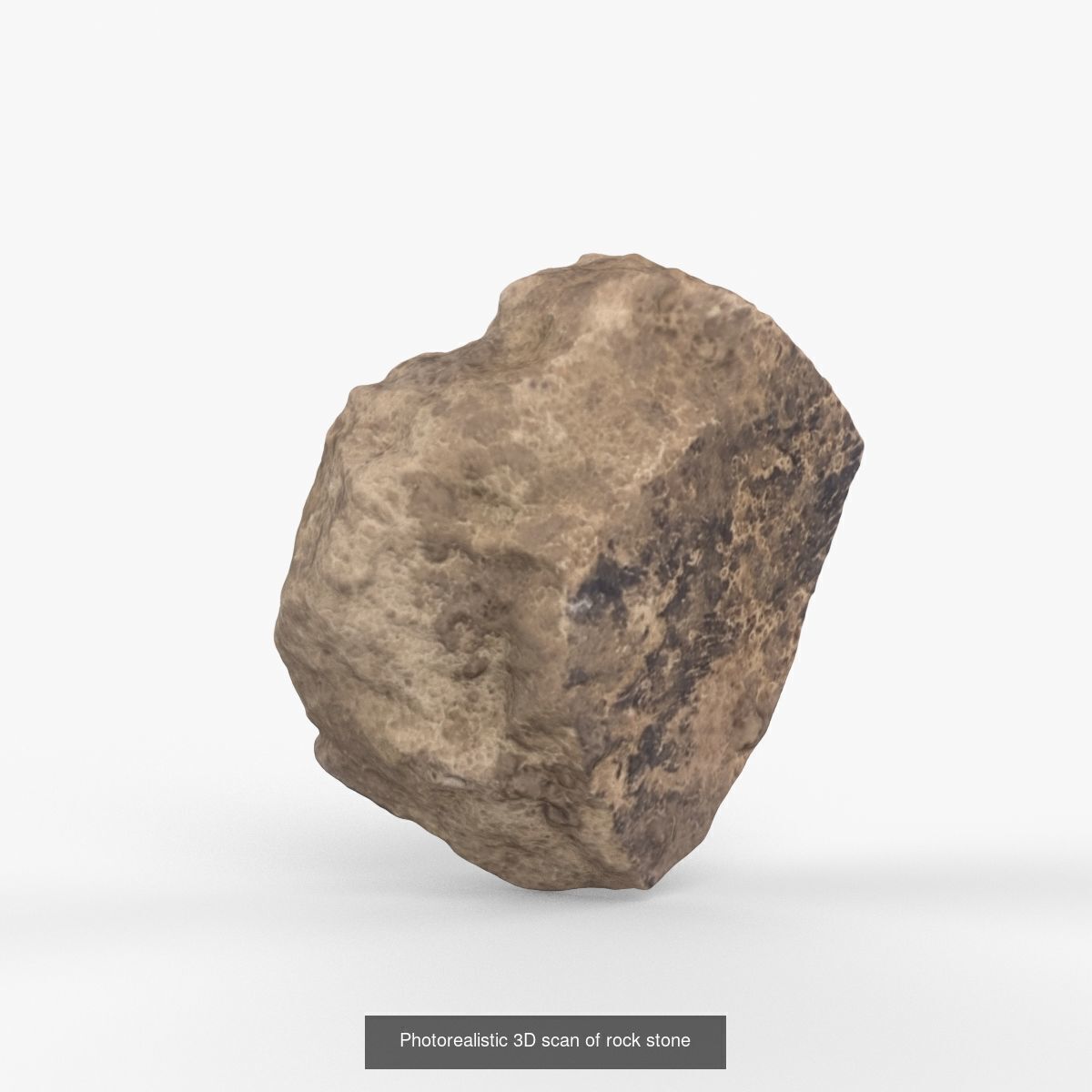 Photorealistic 3D scan of 22 different rock stones 3D Model Collection_17