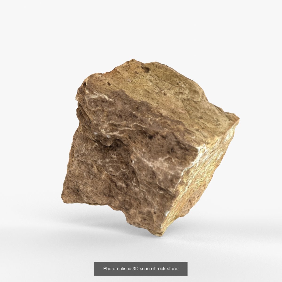 Photorealistic 3D scan of 22 different rock stones 3D Model Collection_3