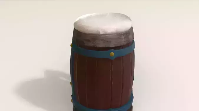Medieval 3D Mug with Realistic Foam