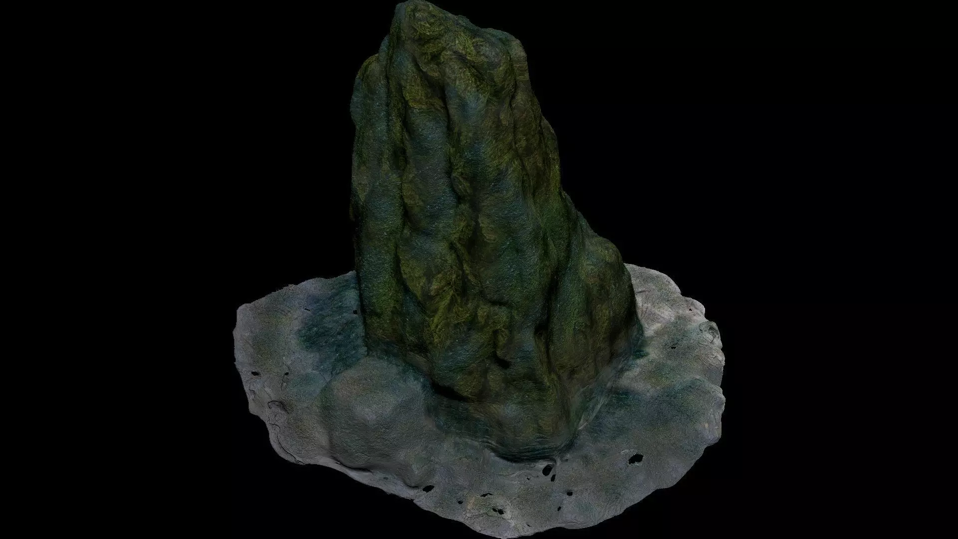 Rock Cliff V3 Low-poly 3D model