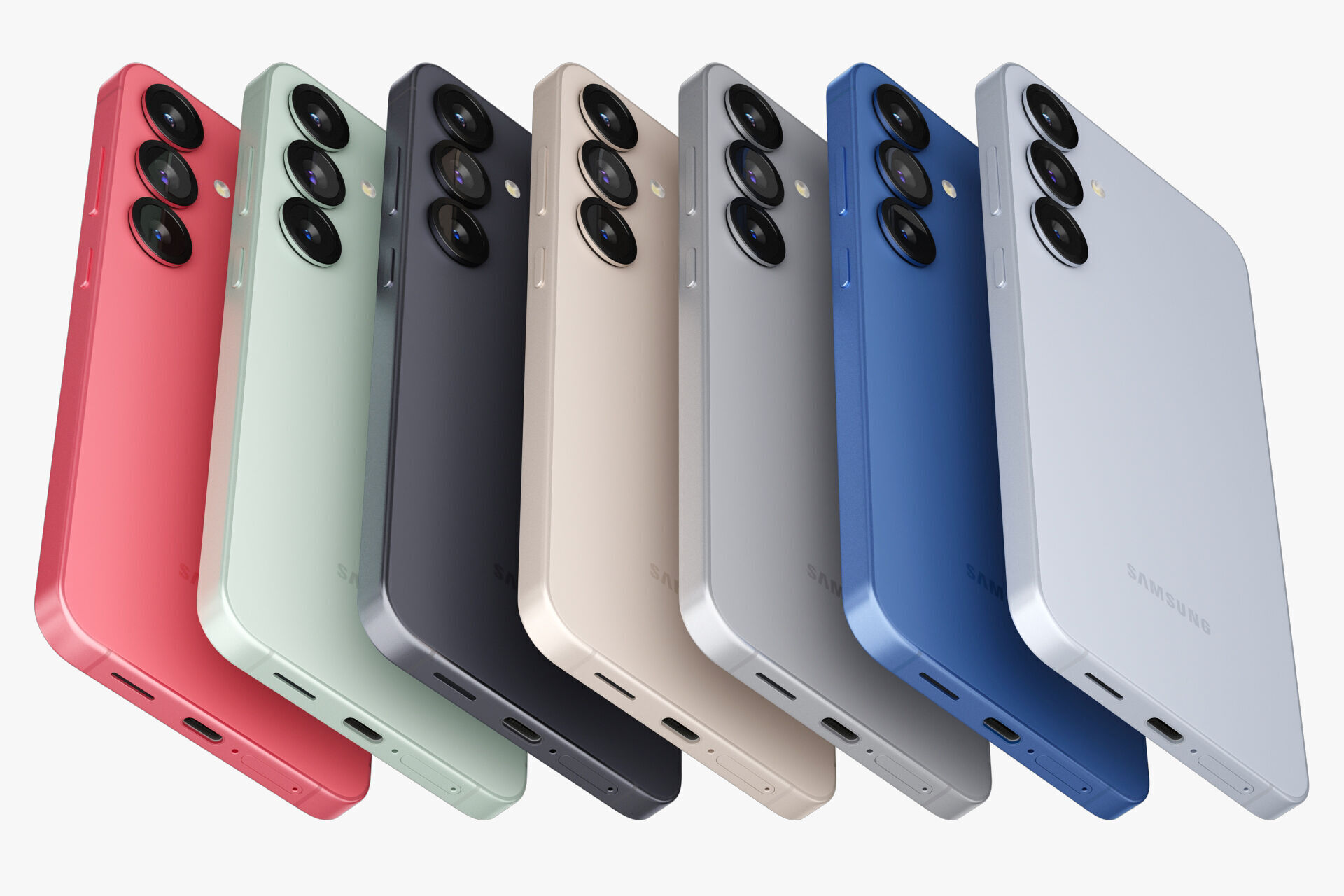 Samsung Galaxy S25 Plus All colors 3D model_3