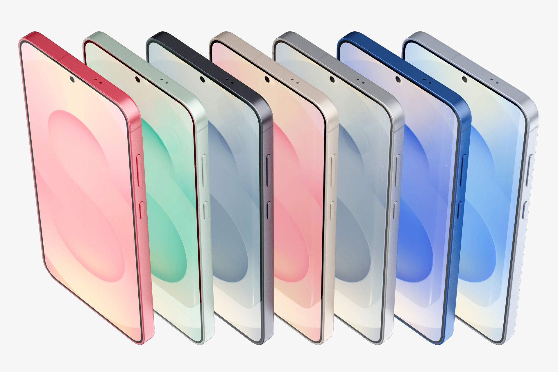 Samsung Galaxy S25 Plus All colors 3D model_5