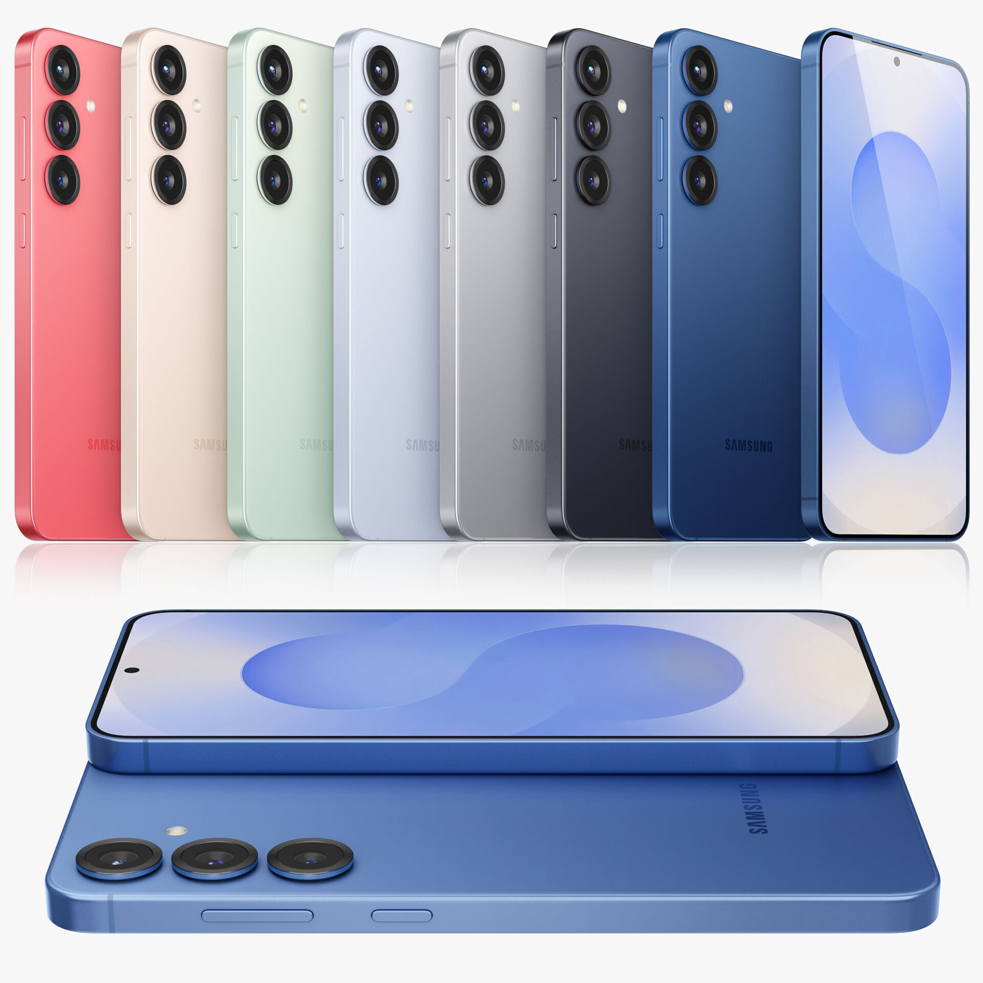 Samsung Galaxy S25 Plus All colors 3D model_1