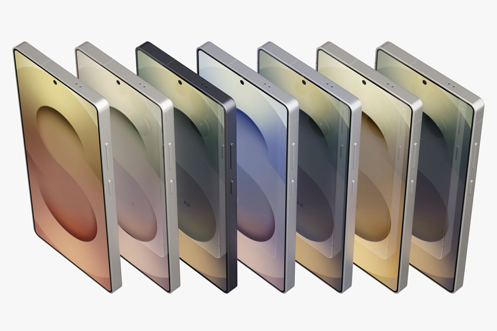 Samsung Galaxy S25 Ultra All colors 3D model_5