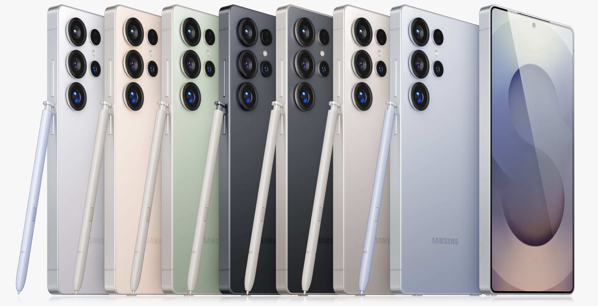 Samsung Galaxy S25 Ultra All colors 3D model_18