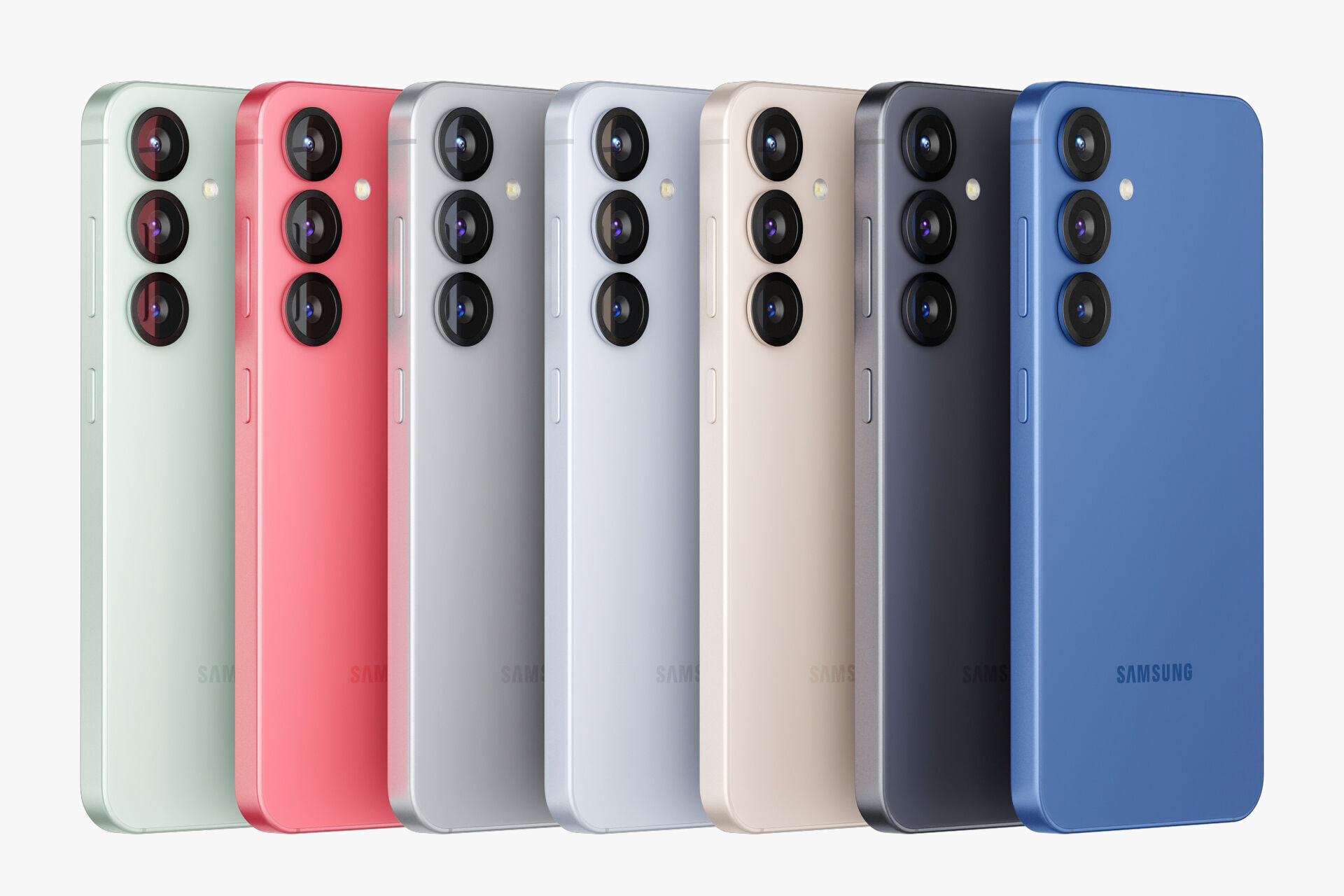 Samsung Galaxy S25 and S25 Plus and S25 Ultra All colors 3D model_50