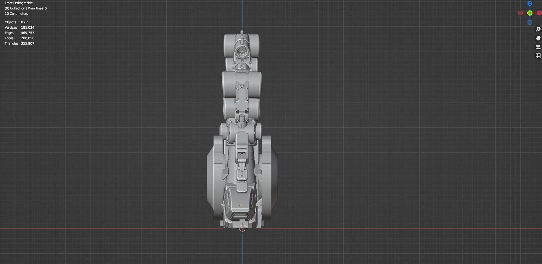 Industrial Robot Arm - 4- Textured 3D model_62