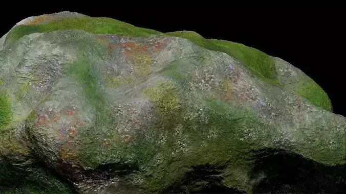 Natural Stone Is Actually Mossy Rock V4