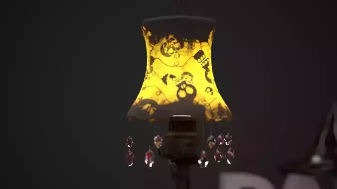 Halloween Lamp Model 
