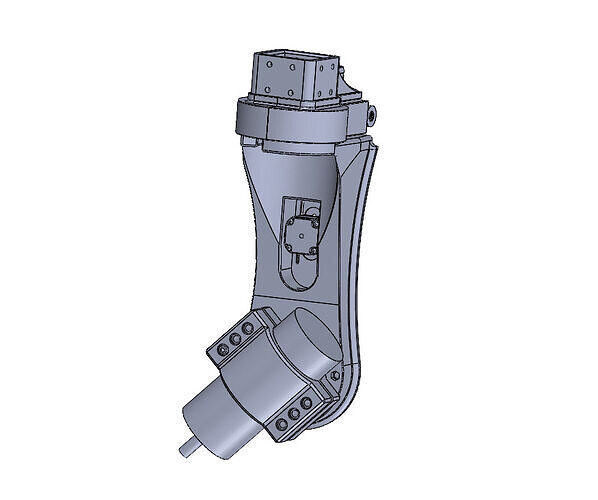 CNC HEAD FOR 5 AXIS Free 3D model