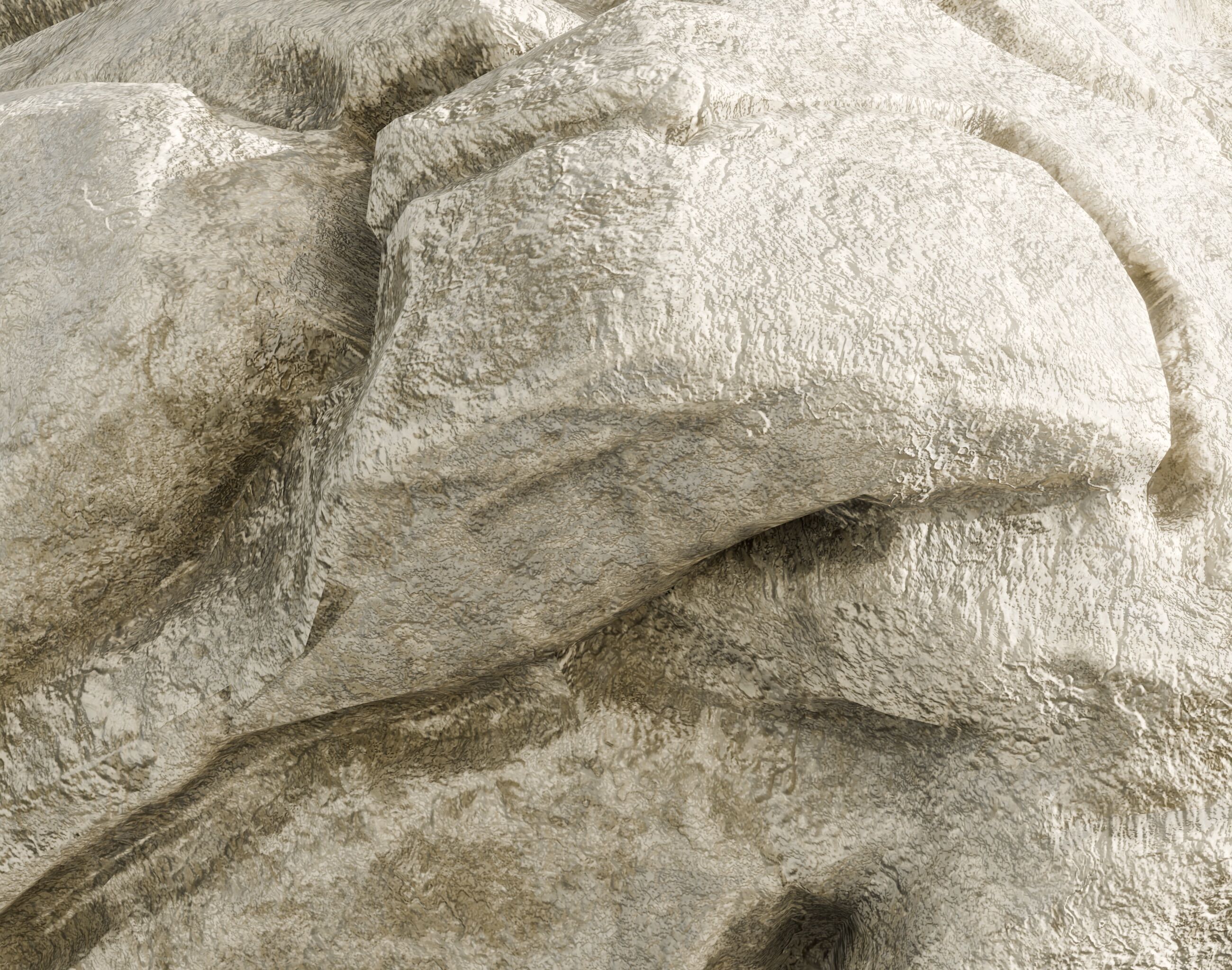 Soft Rock High Quality Game Ready AAA Low-poly 3D model_4