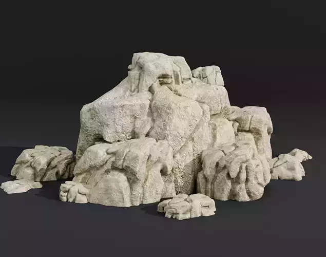 Soft Rock High Quality Game Ready AAA