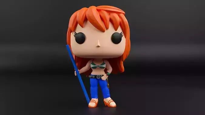 Nami funko pop from the anime one piece 