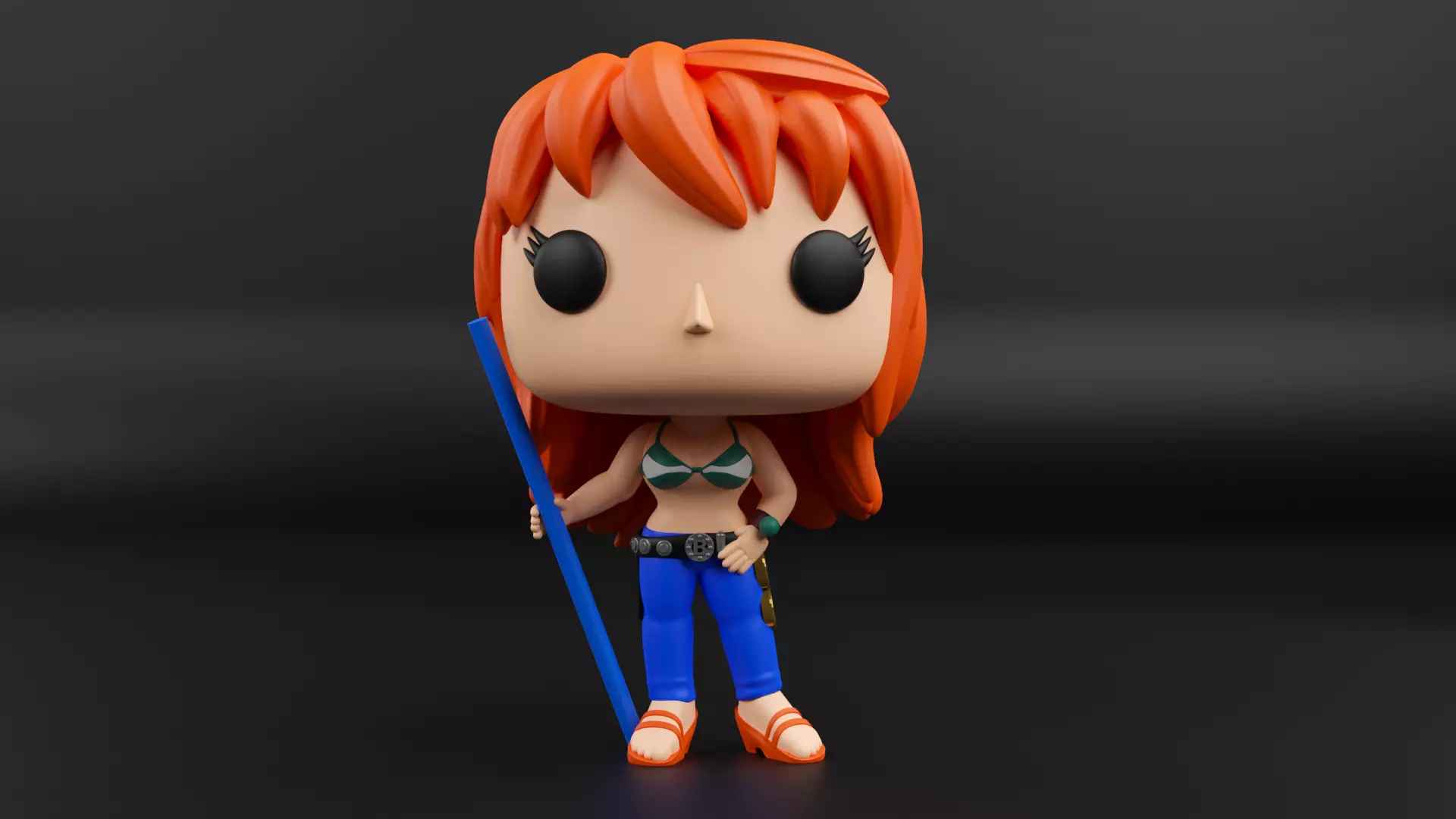 Nami funko pop from the anime one piece 3D print model_0