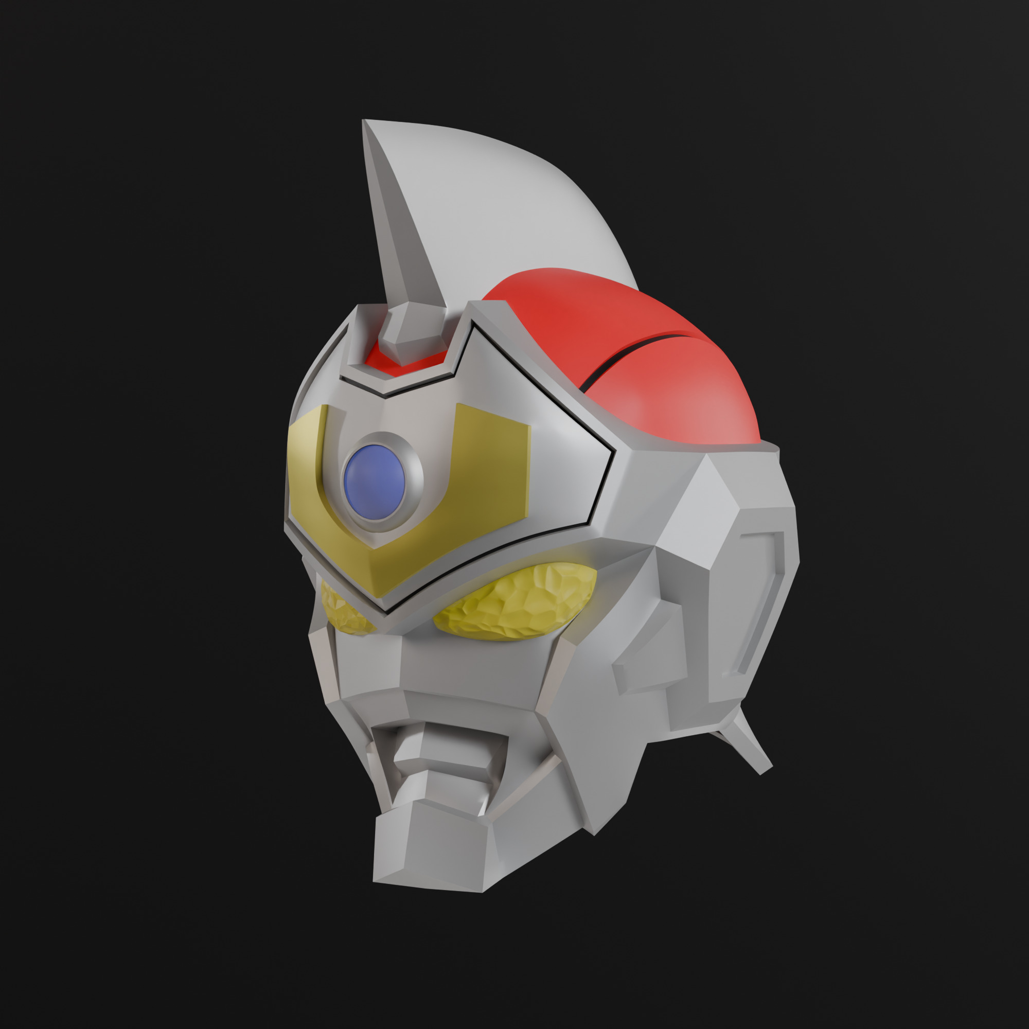 Denkou Choujin Gridman or Superhuman Samurai Syber-Squad 3D print model_2