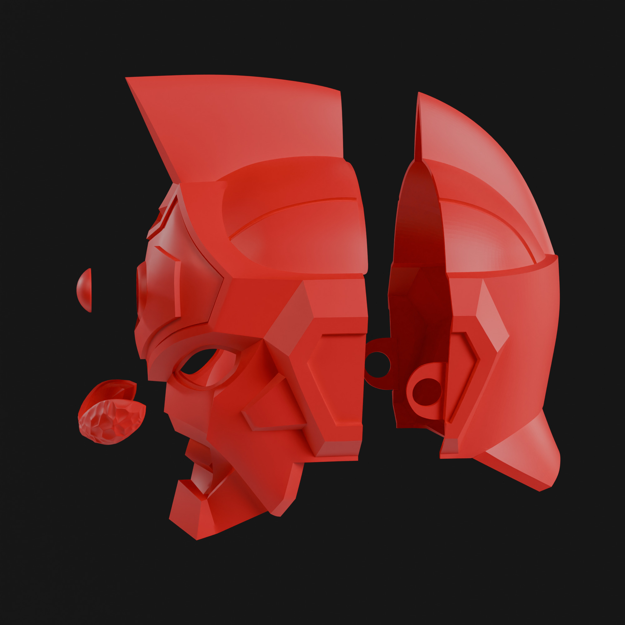 Denkou Choujin Gridman or Superhuman Samurai Syber-Squad 3D print model_7