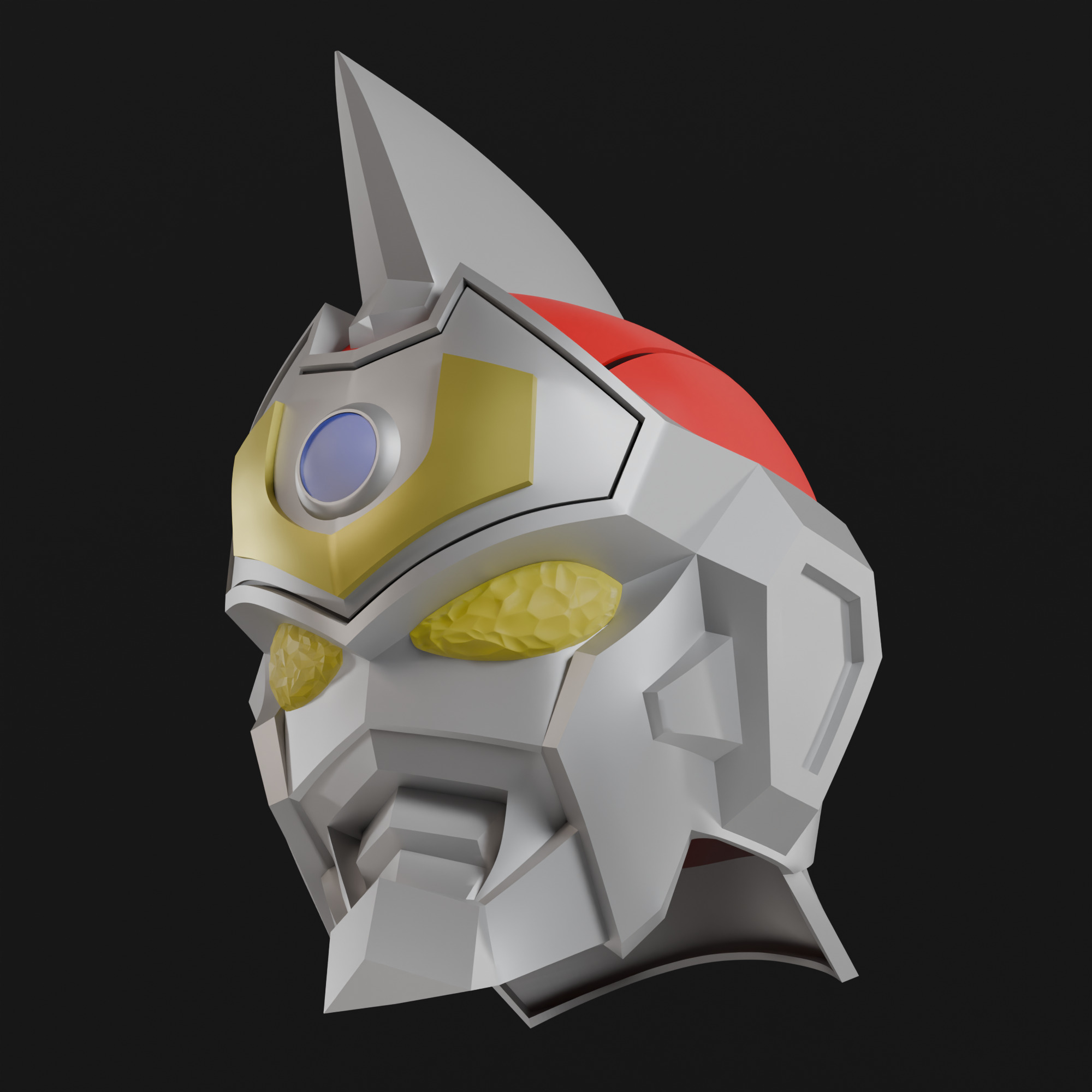Denkou Choujin Gridman or Superhuman Samurai Syber-Squad 3D print model_1