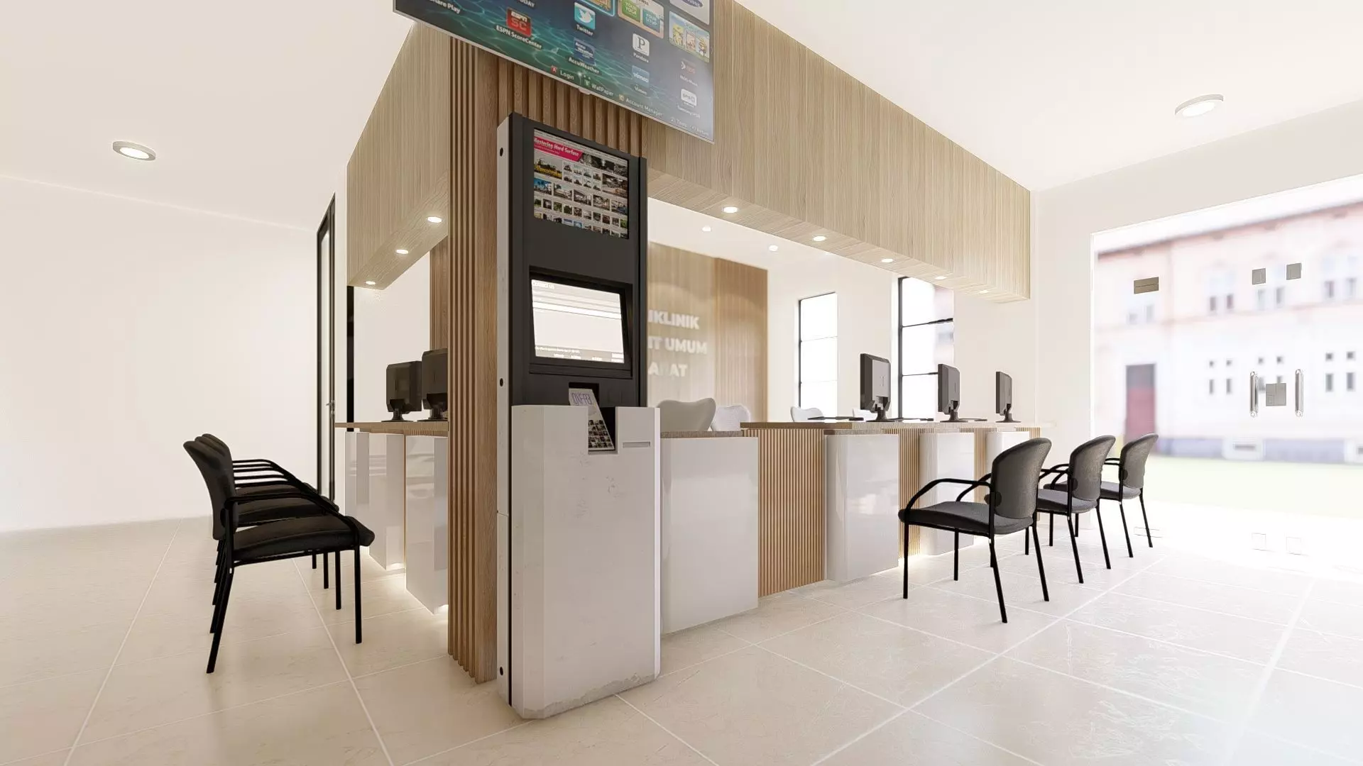 HOSPITAL RECEPTION 3D model