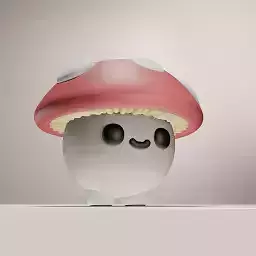 Cute Mushroom Small Desktop Figurine