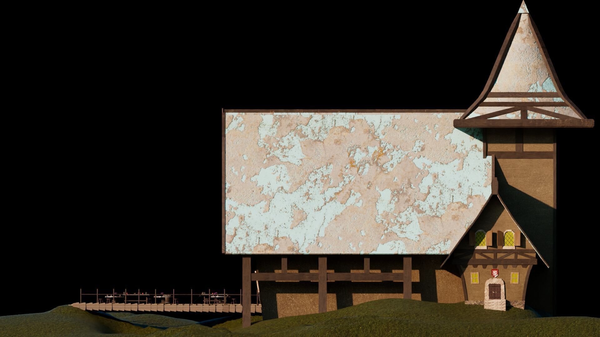 Tavern Cafe 3D model_5