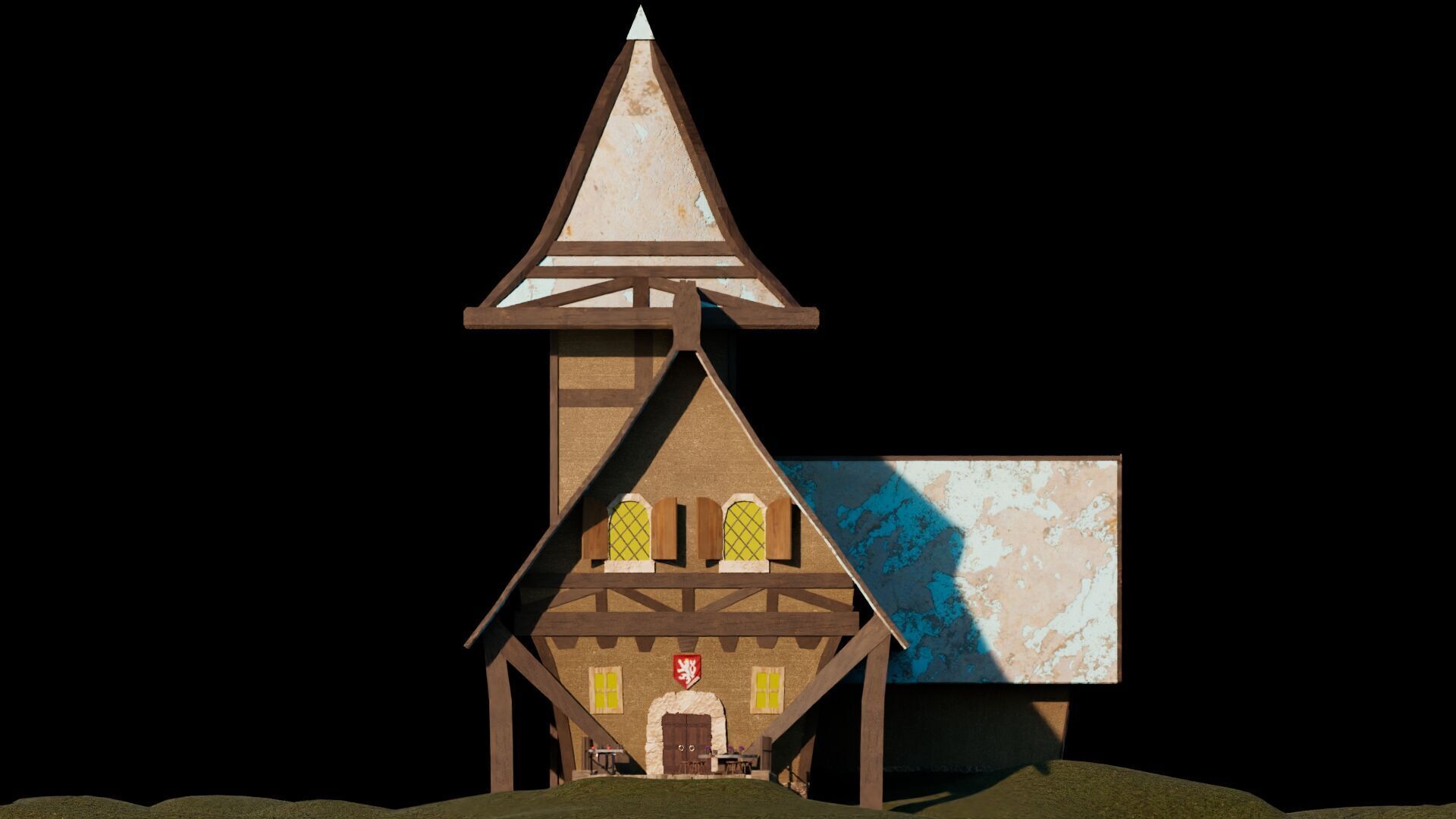 Tavern Cafe 3D model_1