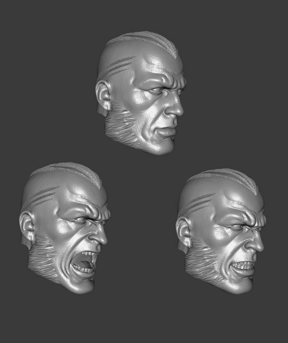 DC MONITOR CRISIS INFINITE EARTHS EXPRESSIONS 3-PACK 3D print model_1
